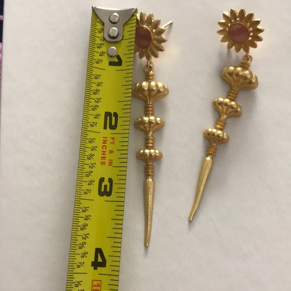 Sword and Flowers Earrings - Picture 6 of 8